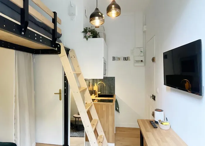 Vue Jardin - Proche Gare Et Hypercentre - Parking Rue Gratuit - Internet Fibre - Machine à Laver Appartement Rouen