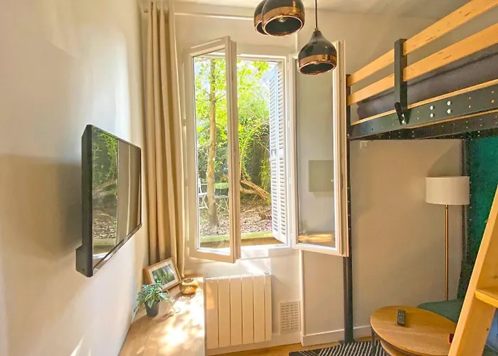 Vue Jardin - Proche Gare Et Hypercentre - Parking Rue Gratuit - Internet Fibre - Machine à Laver *