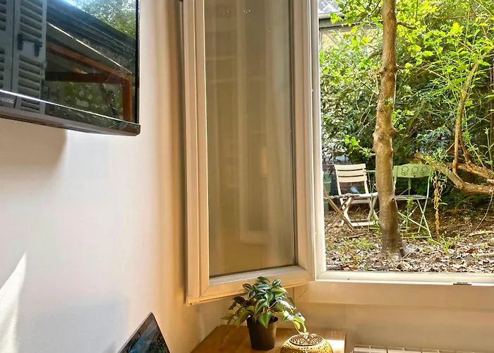 Vue Jardin - Proche Gare Et Hypercentre - Parking Rue Gratuit - Internet Fibre - Machine à Laver Rouen